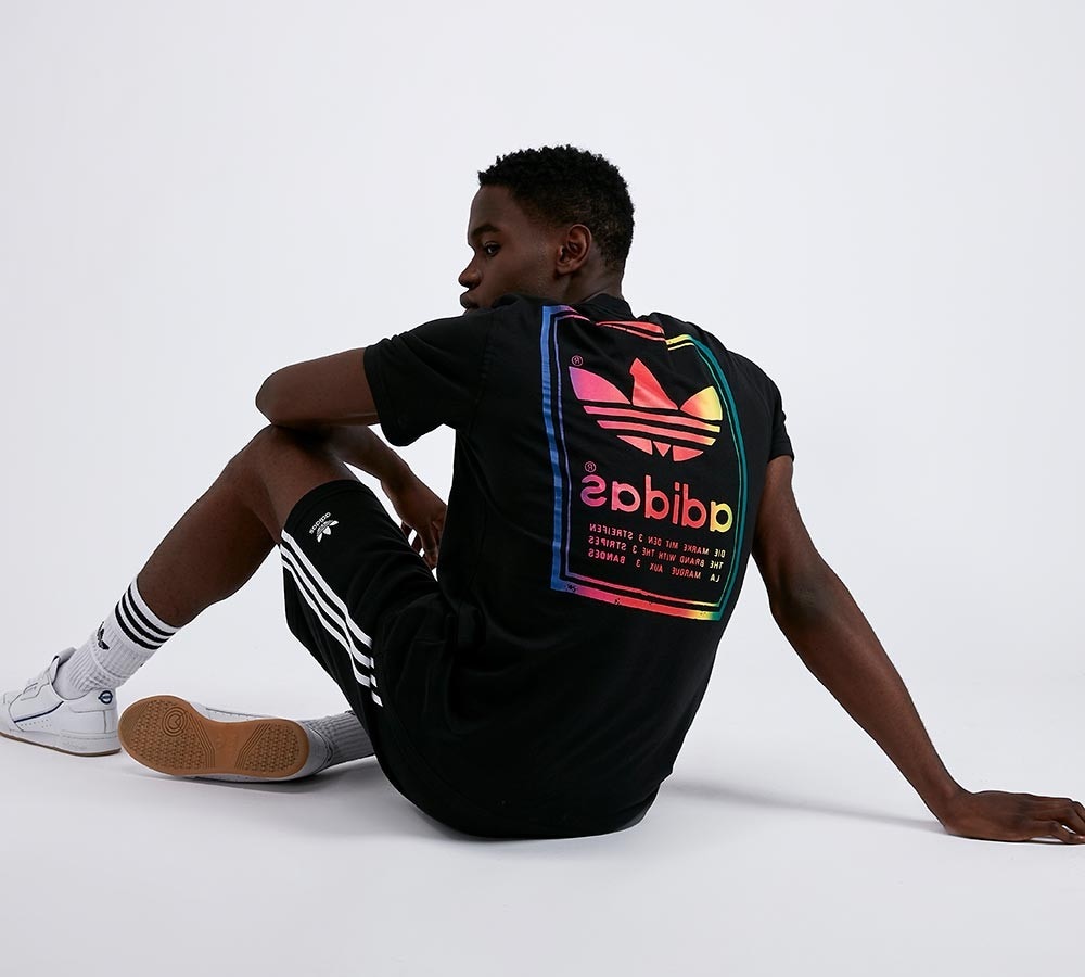 adidas filled label tee