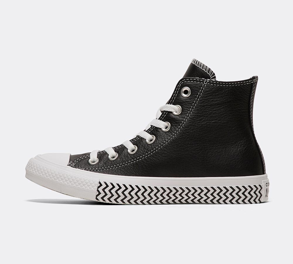 black and white high tops
