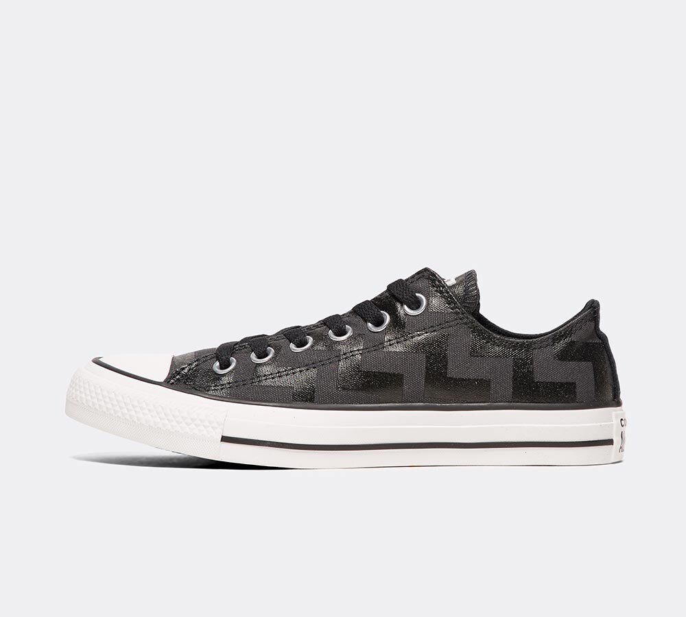 converse all star low ox women's black