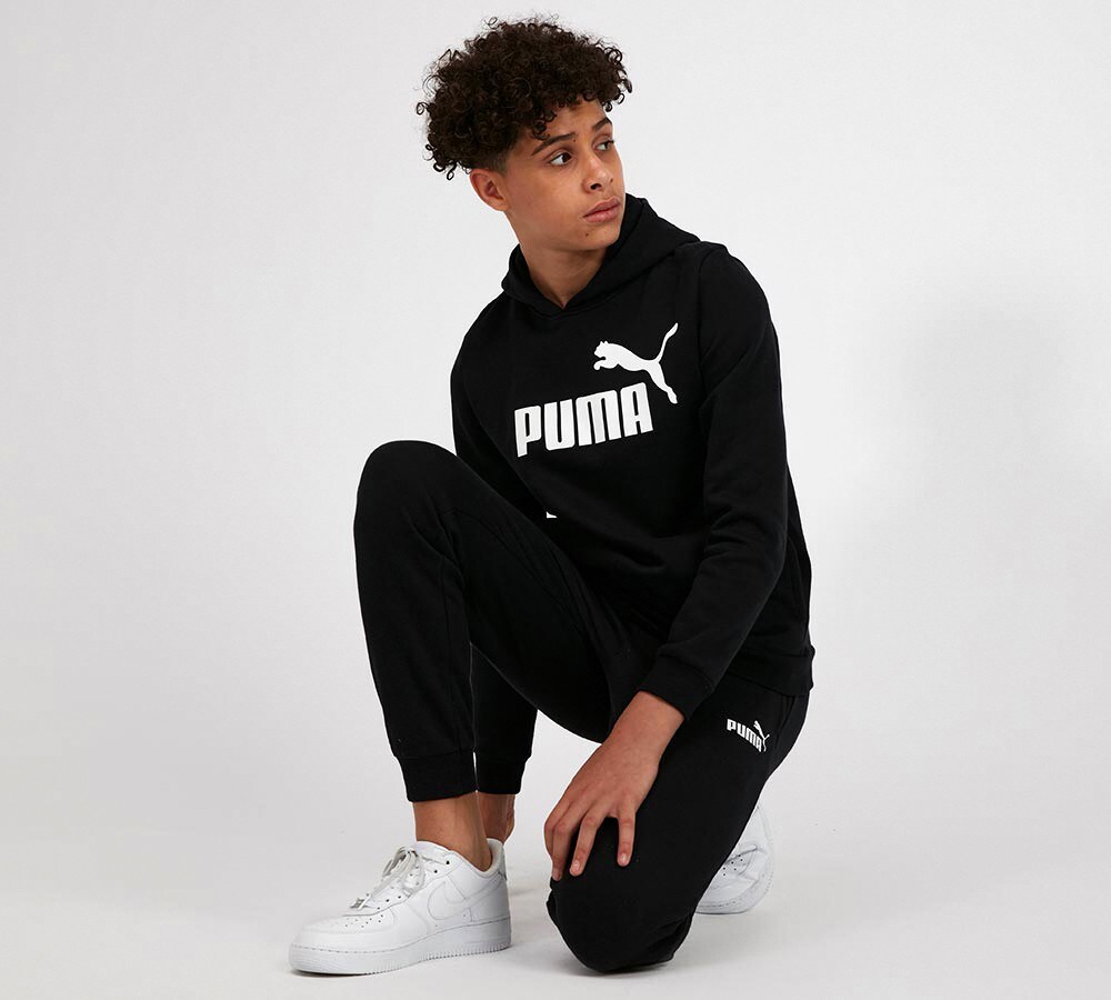 black puma tracksuit