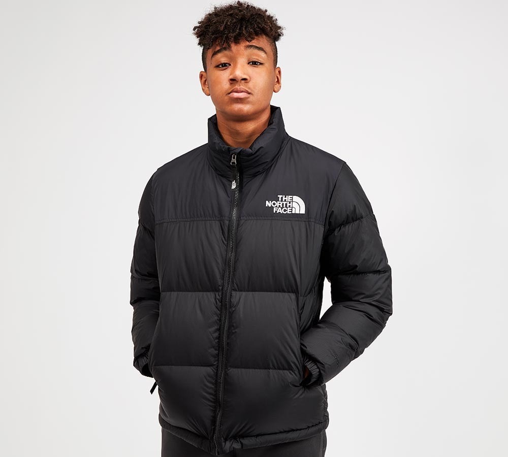 the north face black nuptse