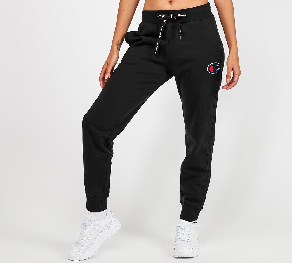 champion rib cuff pants black