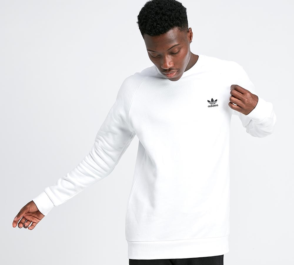 adidas white sweatshirt