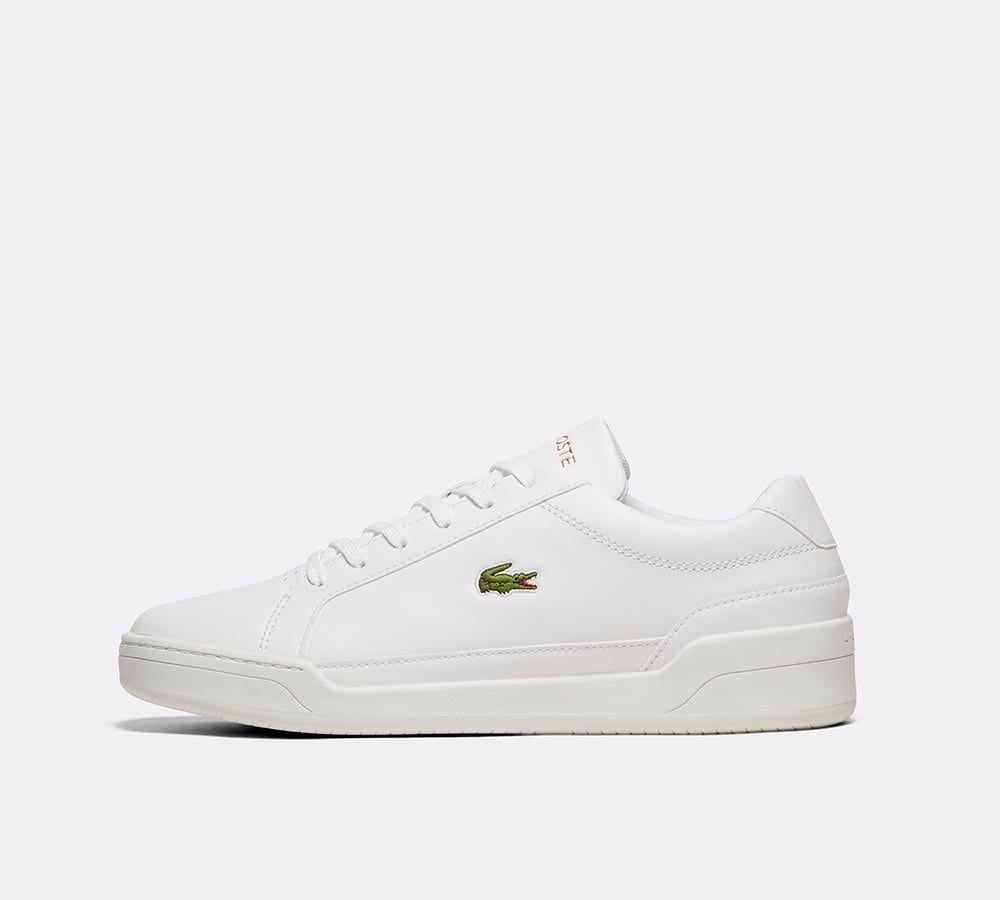 all white lacoste trainers