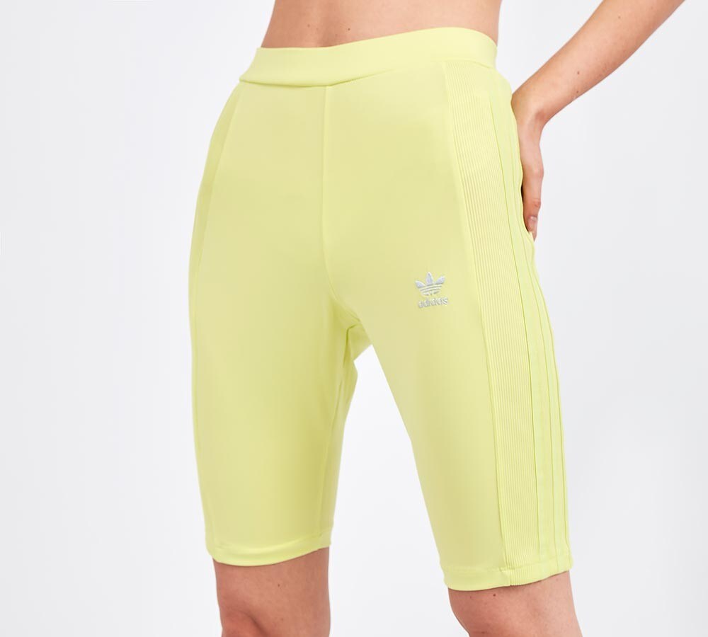 yellow adidas shorts womens
