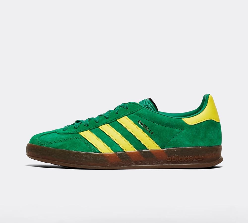 adidas trainers green and yellow