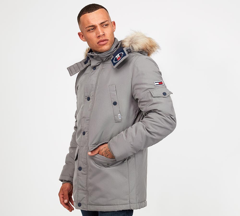 parka with fur hood