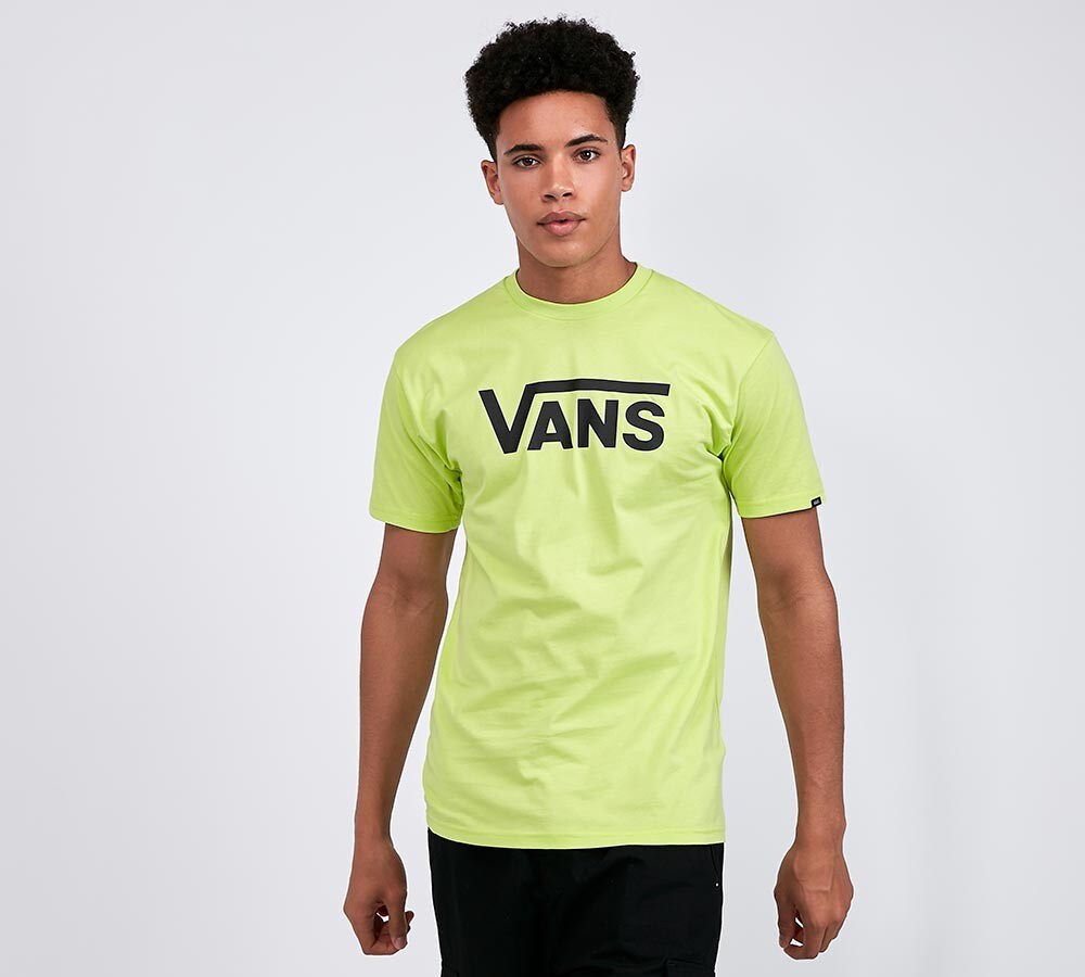 国内配送 VANS MENS CLASSIC LOGO BIG TEE GREEN Vans Classic Logo T-shirt In Green 2025 | www