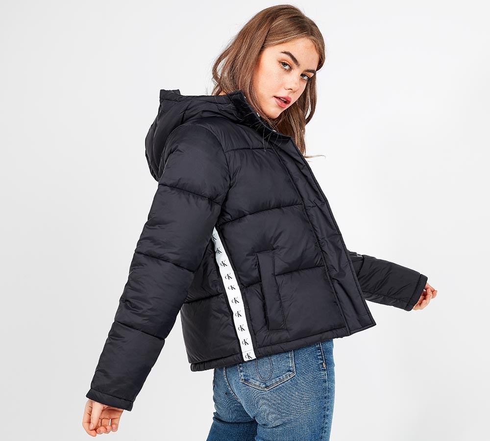 calvin klein quilted jacket womens