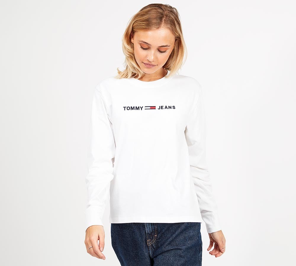 tommy jeans white hoodie women's