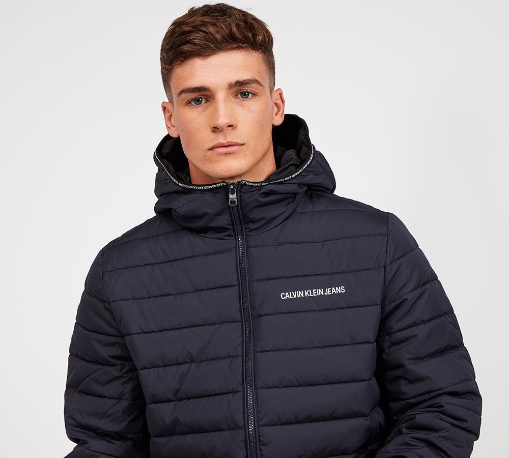 calvin klein jeans padded jacket