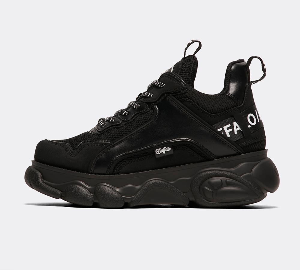 buffalo chai trainers black