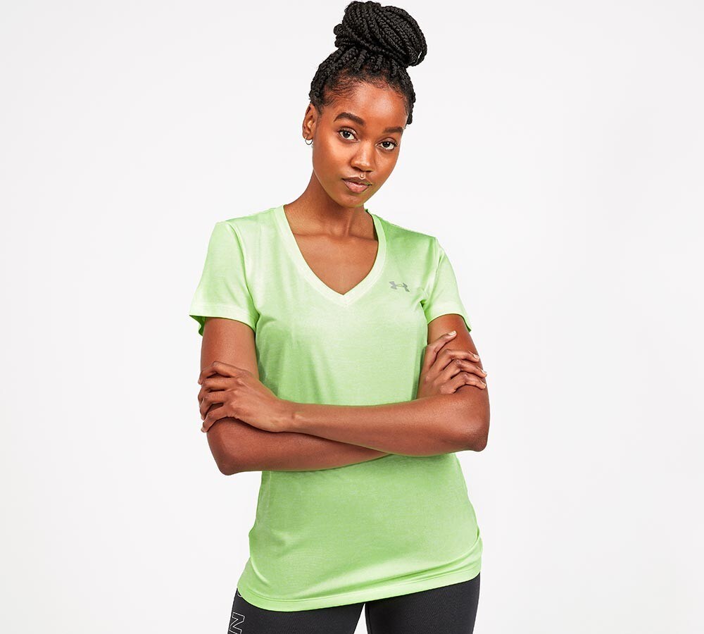 under armour tech tee v neck