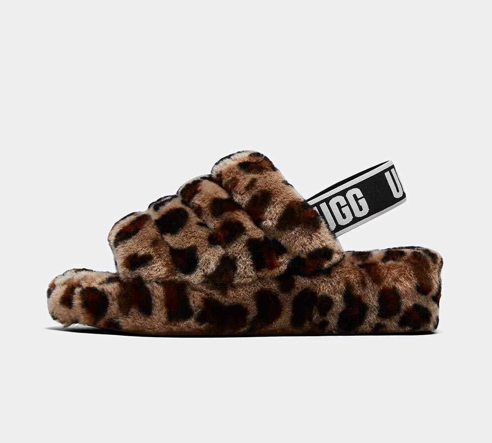 ugg leopard slides