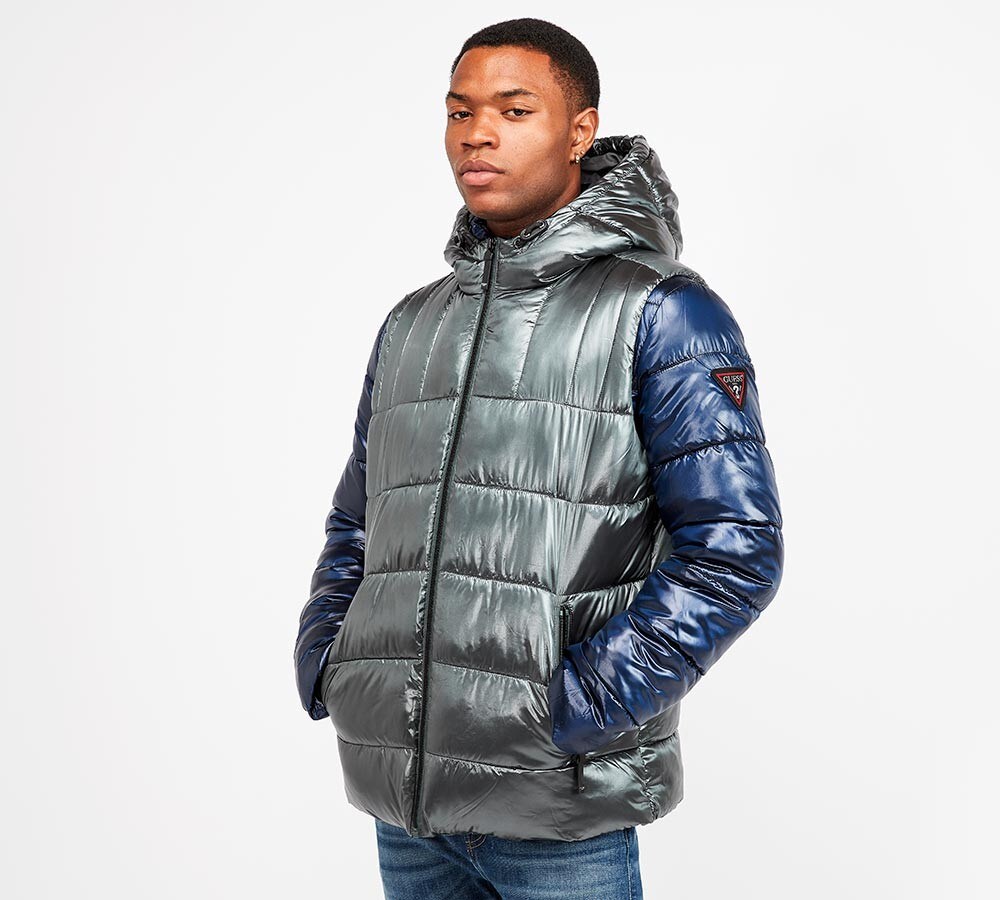 puffer jacket guess