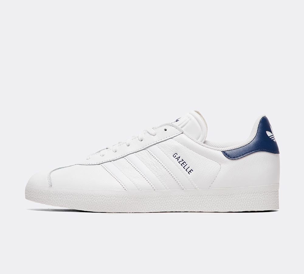 adidas gazelle white blue