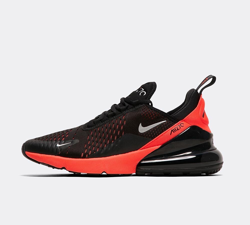 black and red nike air 270