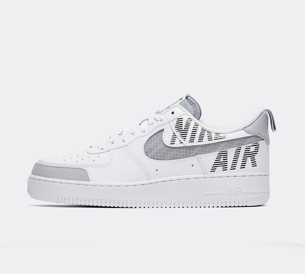 nike air force 1 white and gray