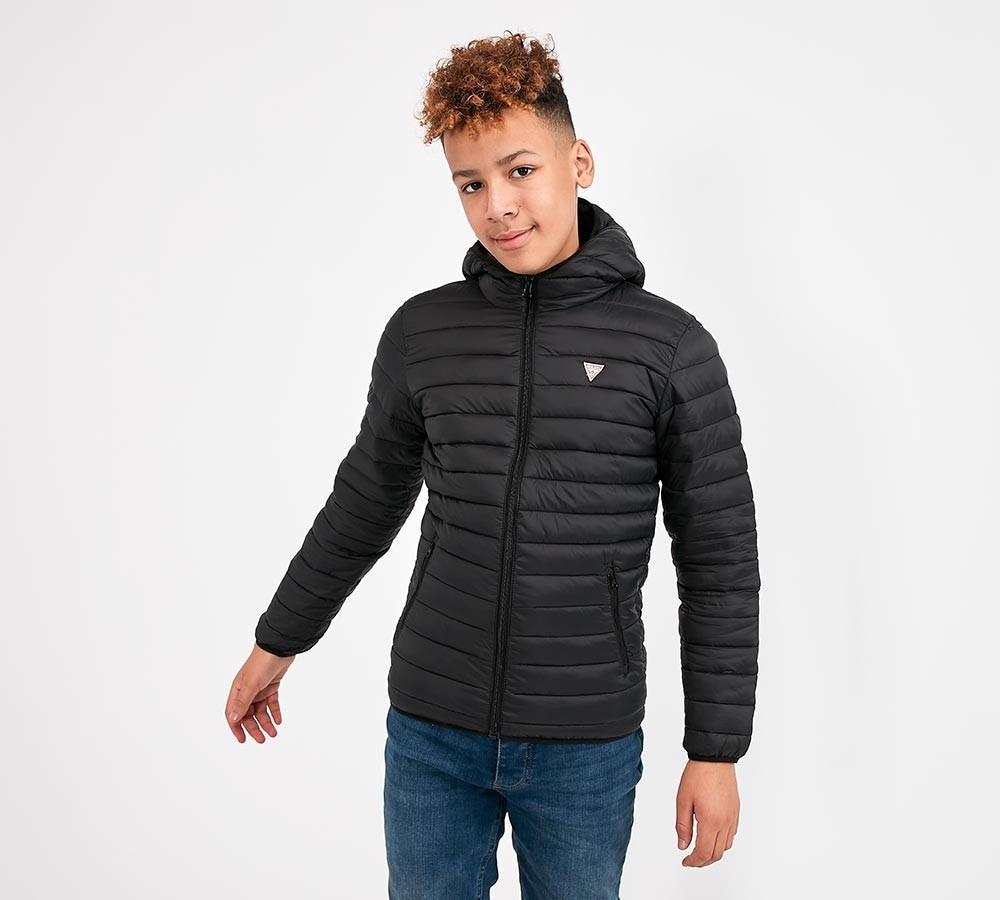 puffer jacket guess