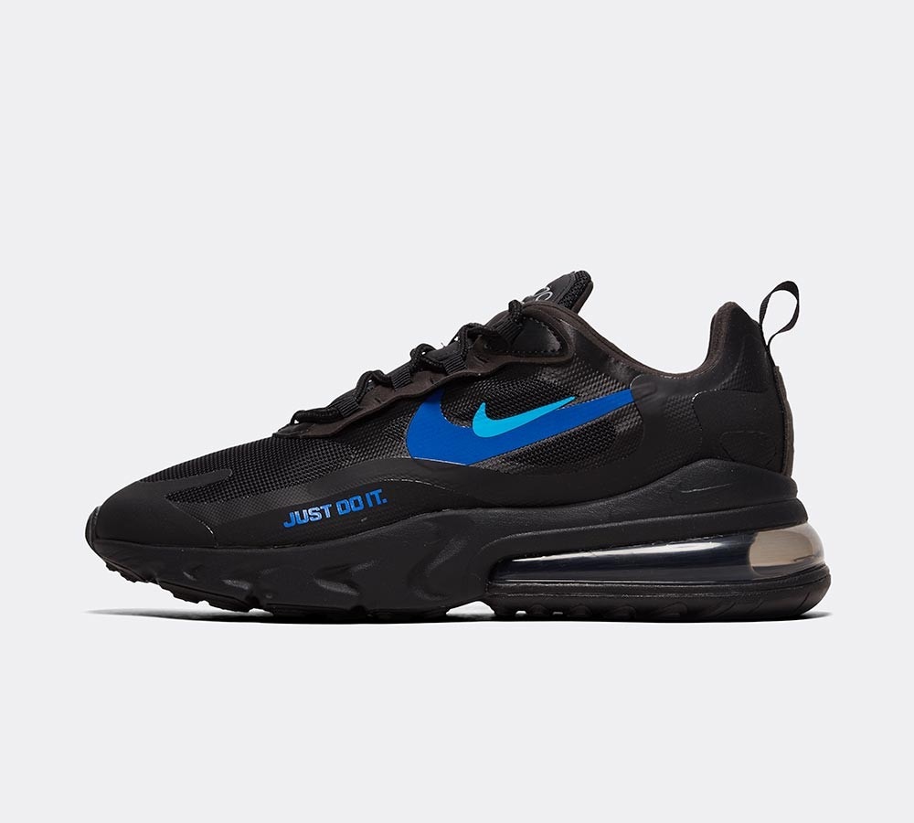 air max 270 react trainers black white black