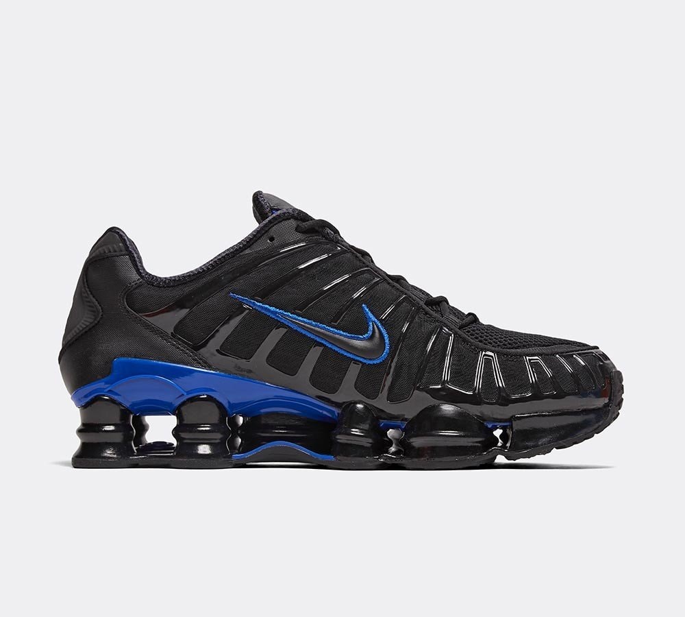 Nike Shox TL Trainer | Black / Racer Blue | Footasylum