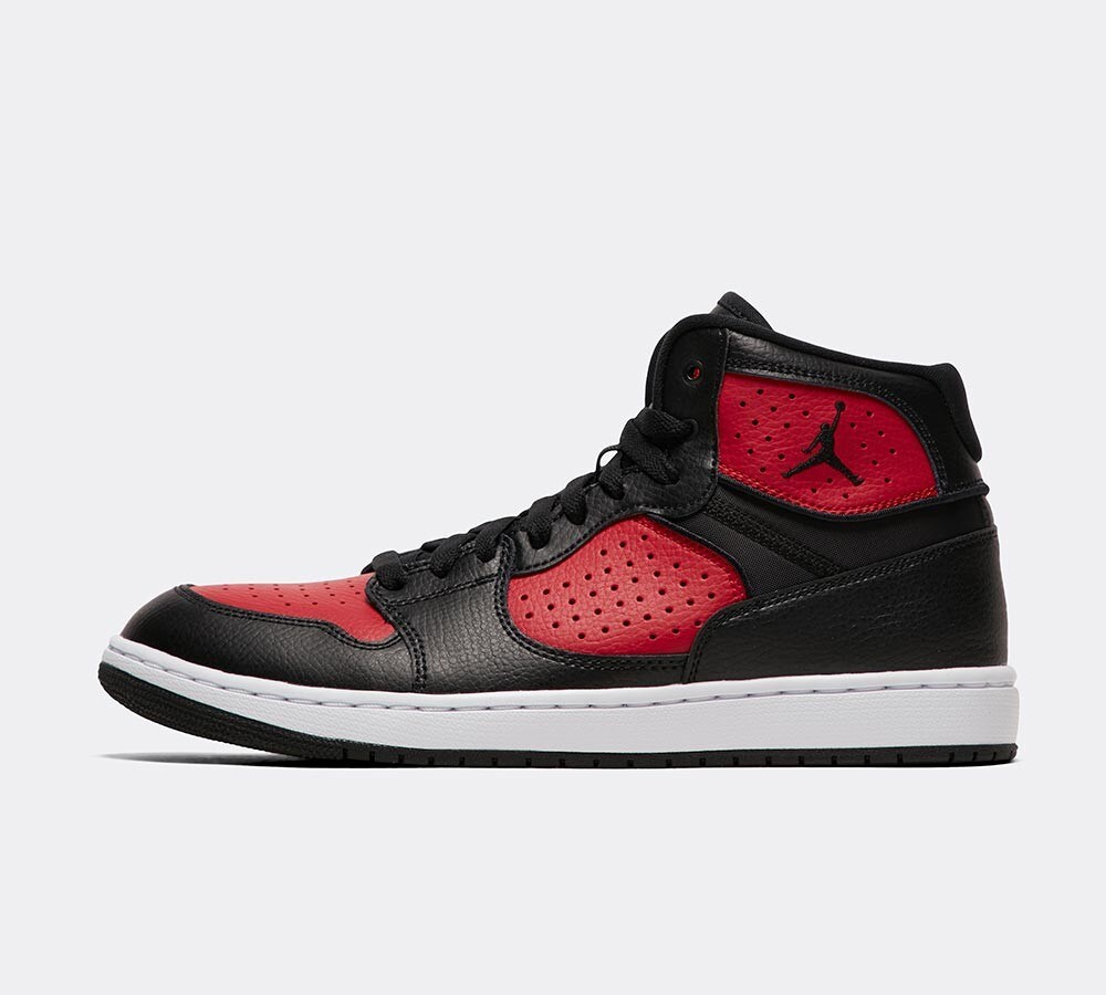 jordan access red and black