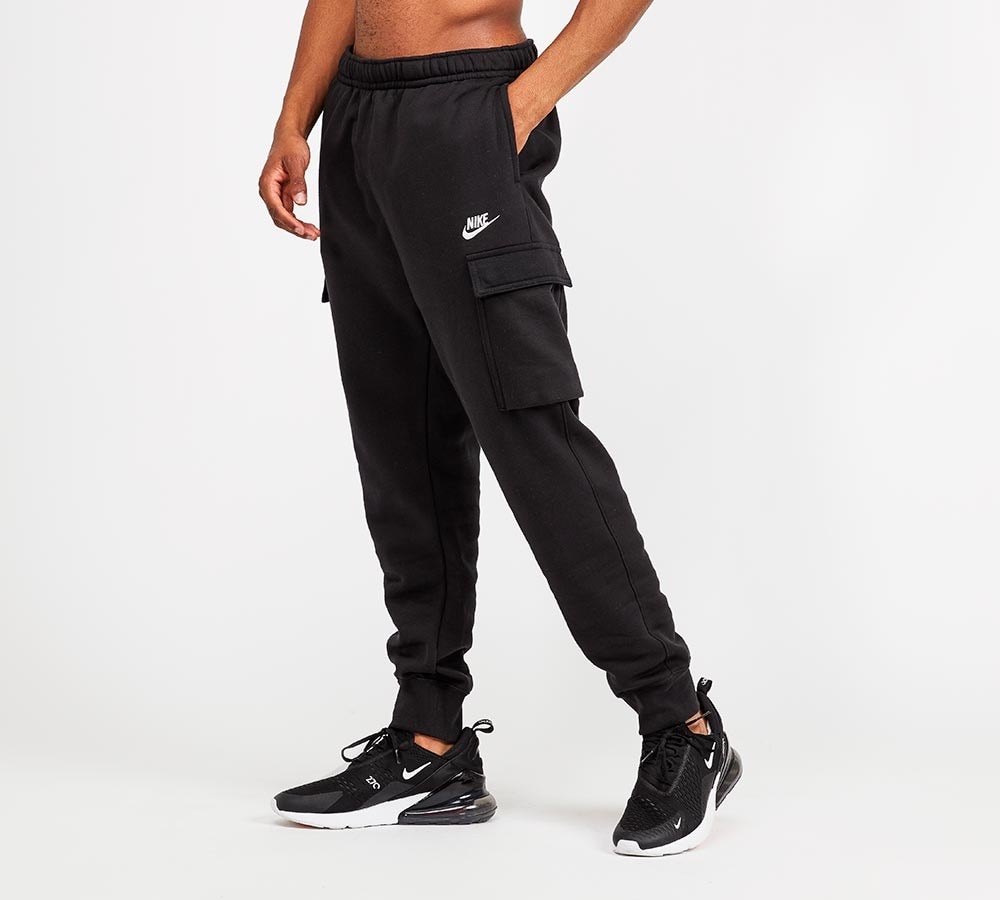 black nike trackies