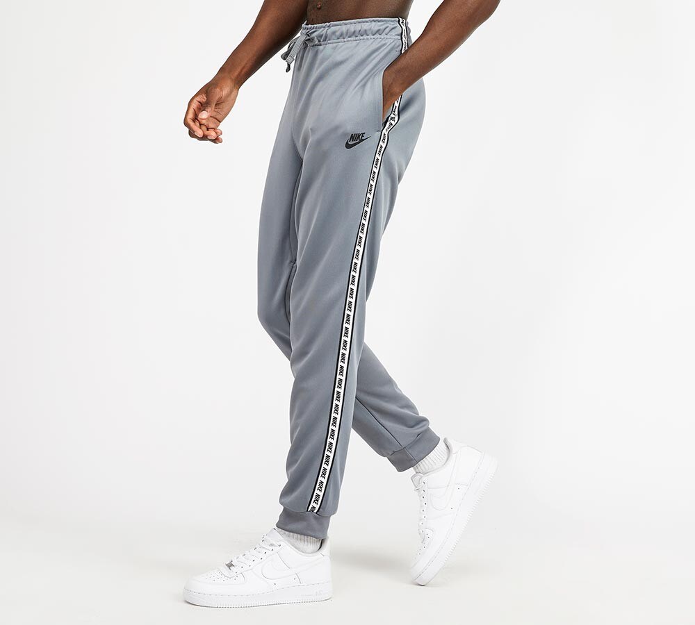 Nike repeat tape joggers grey hotsell
