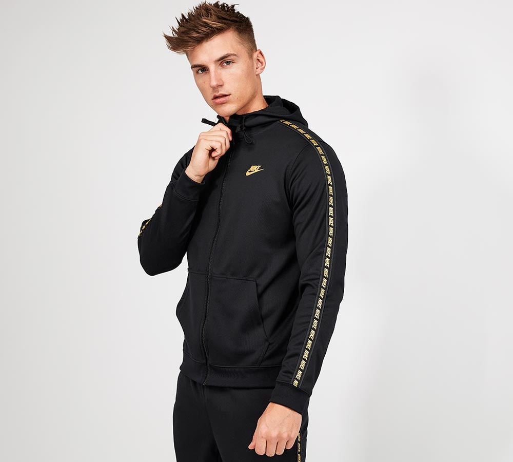 nike repeat tape full zip hoodie