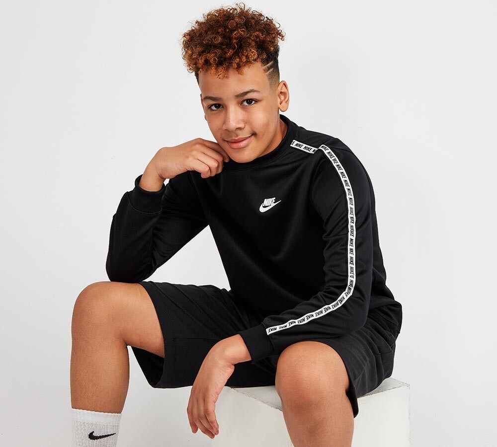 nike repeat tape hoodie