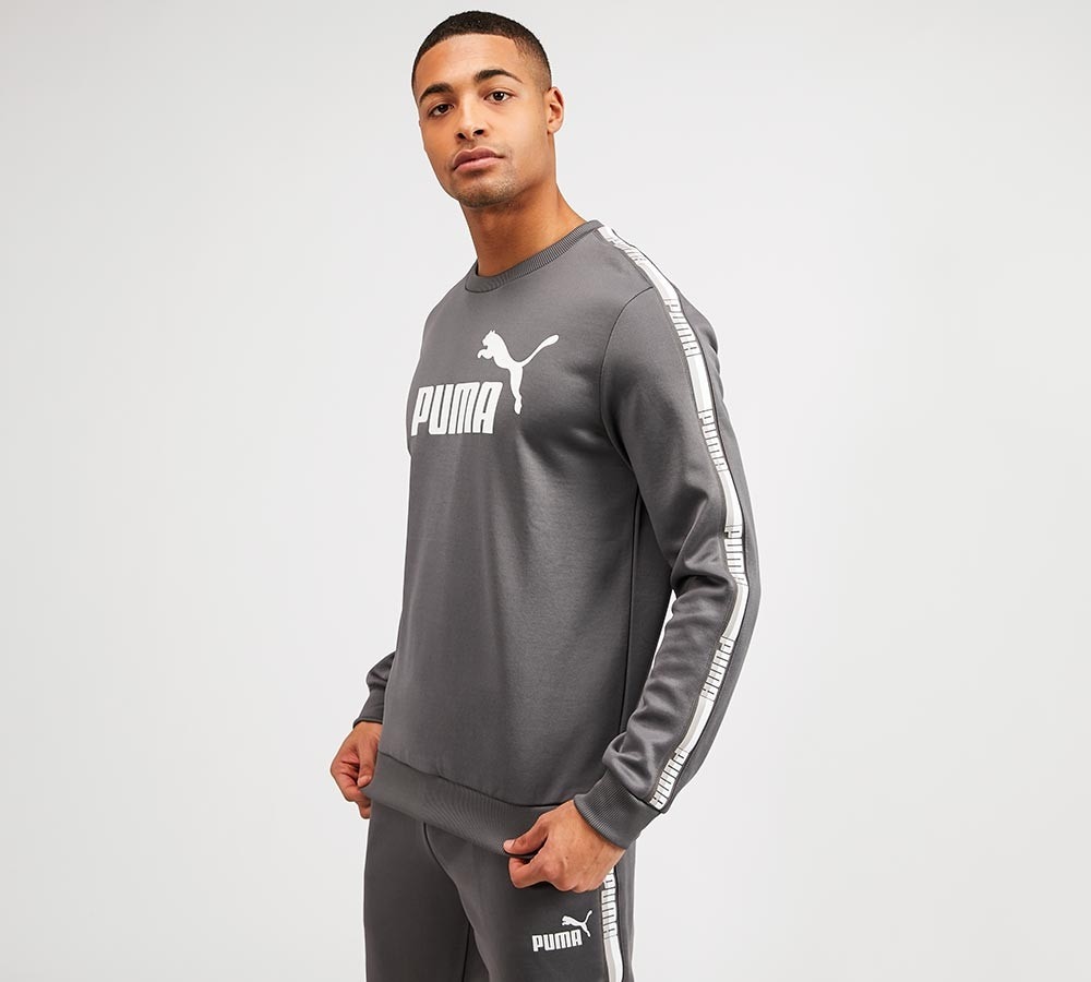 puma charcoal grey sweatshirt
