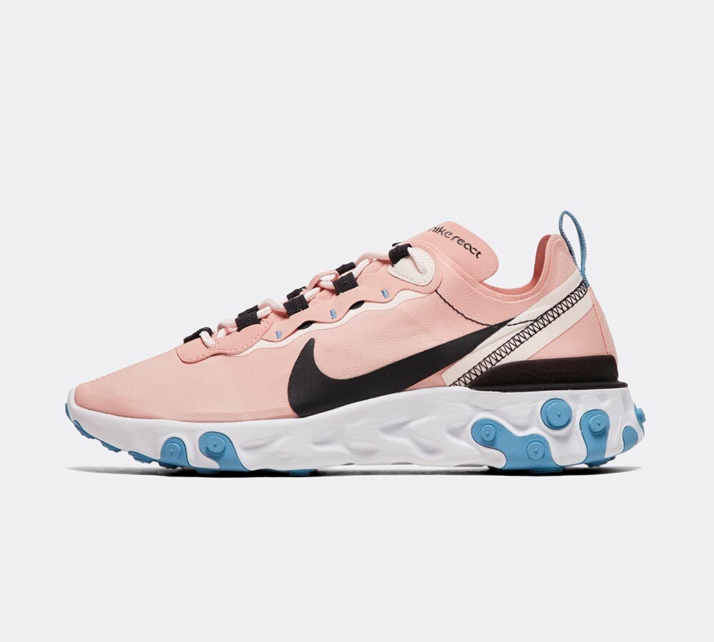 nike react element 55 women's pink