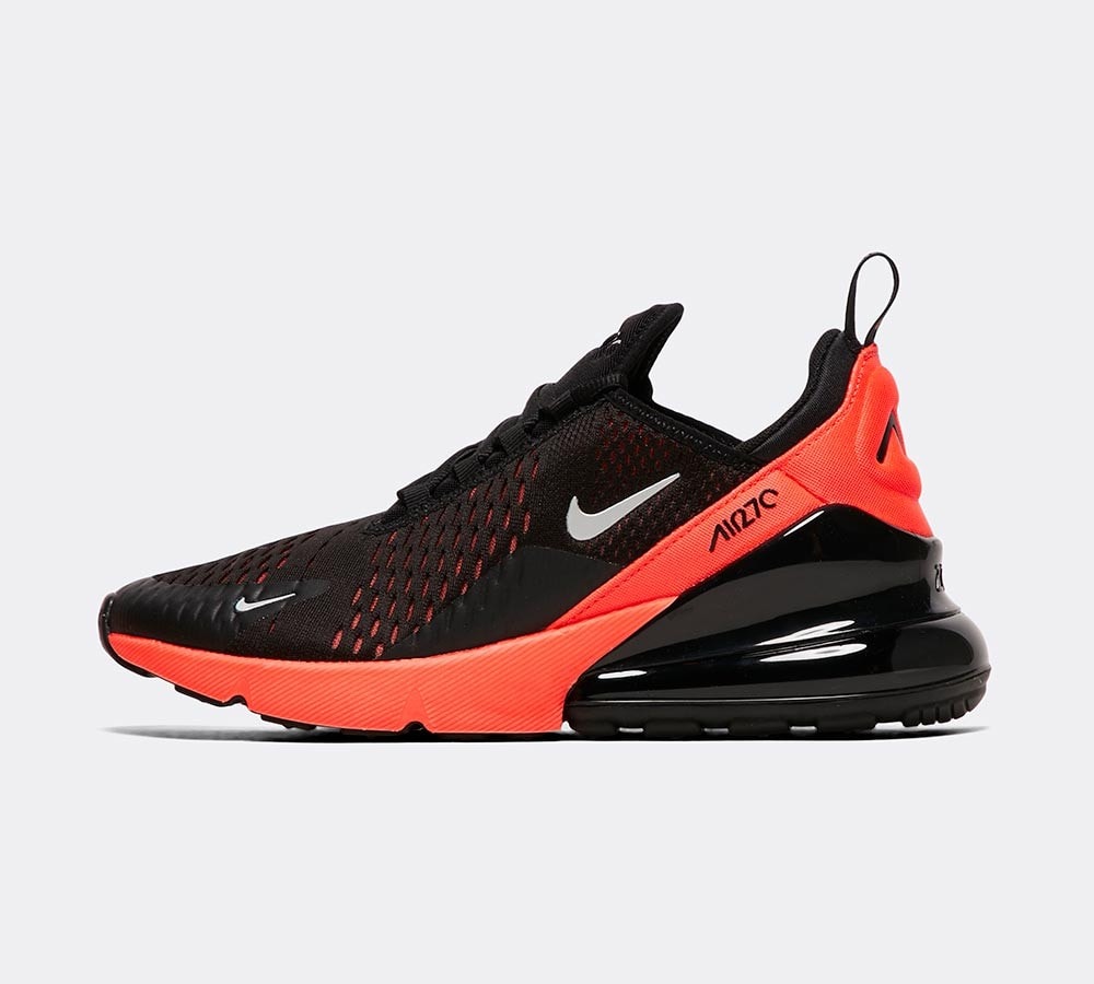 nike air max 270 black and red junior