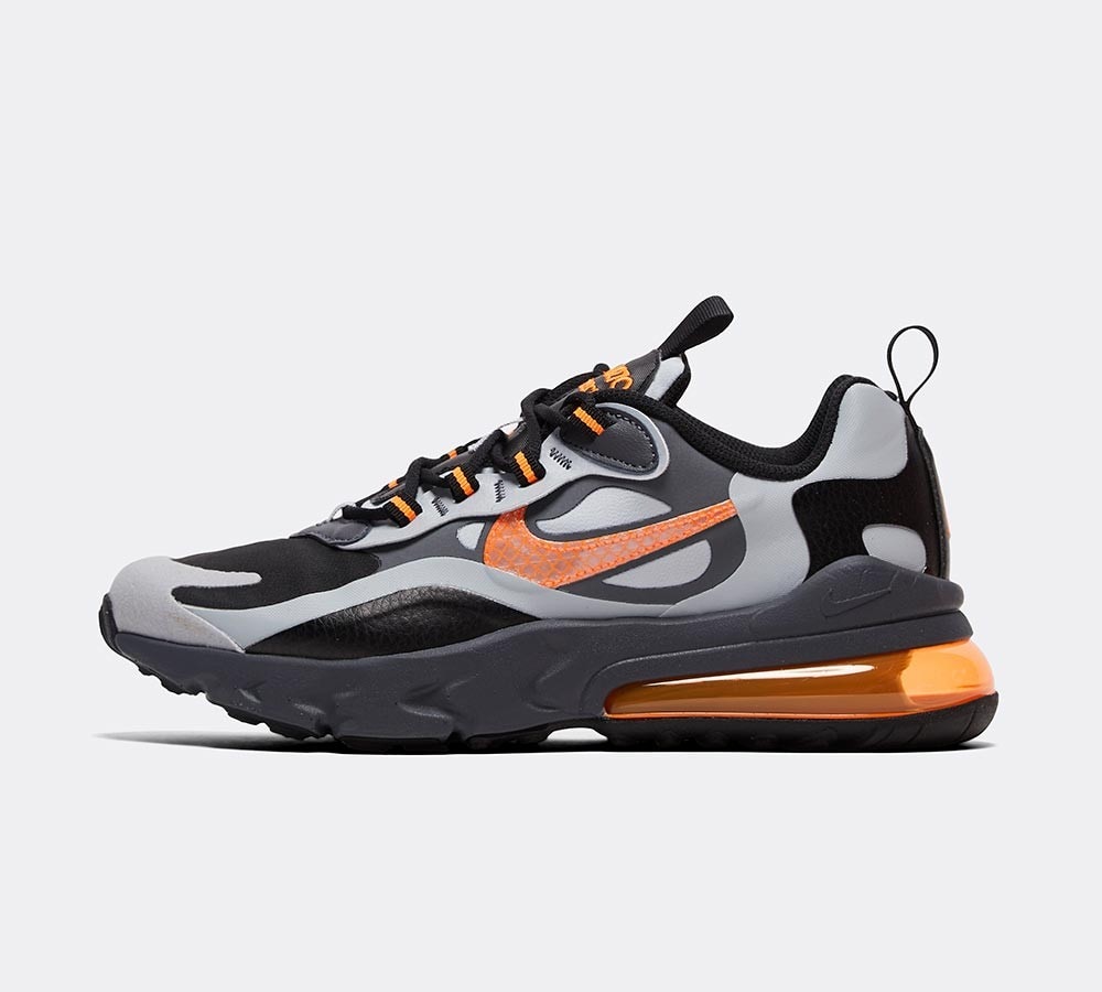 orange and grey nike trainers