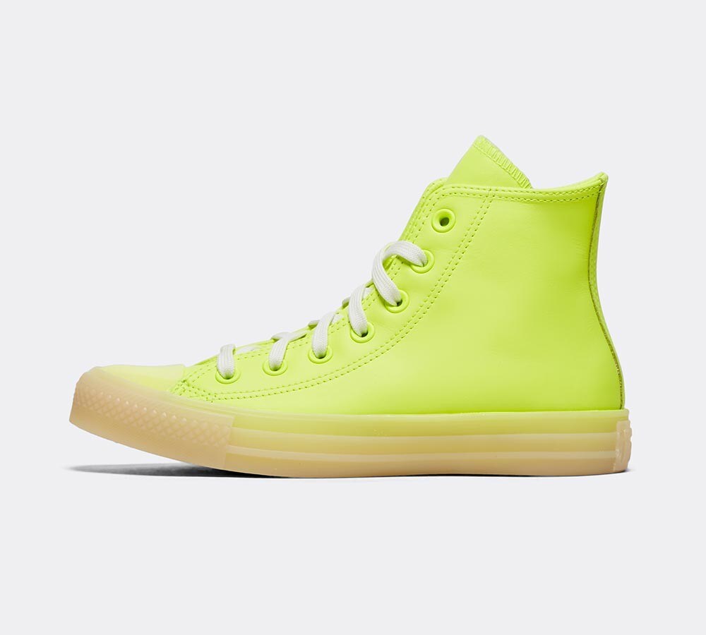 converse yellow neon