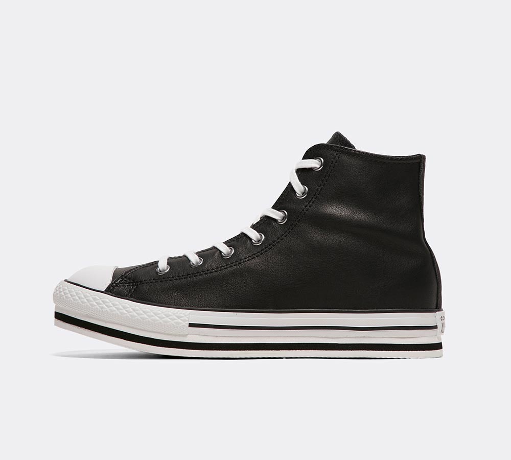 converse high tops black junior