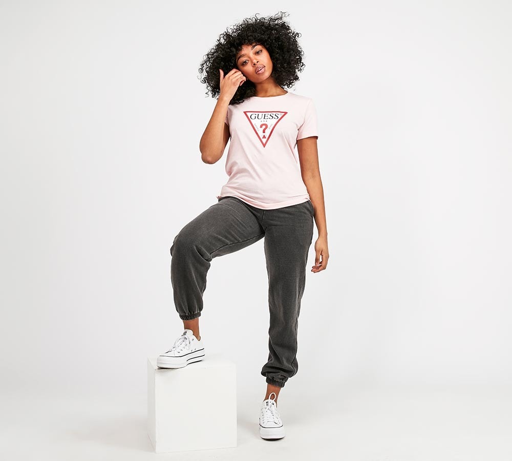 Womens Basic Triangle T Shirt
