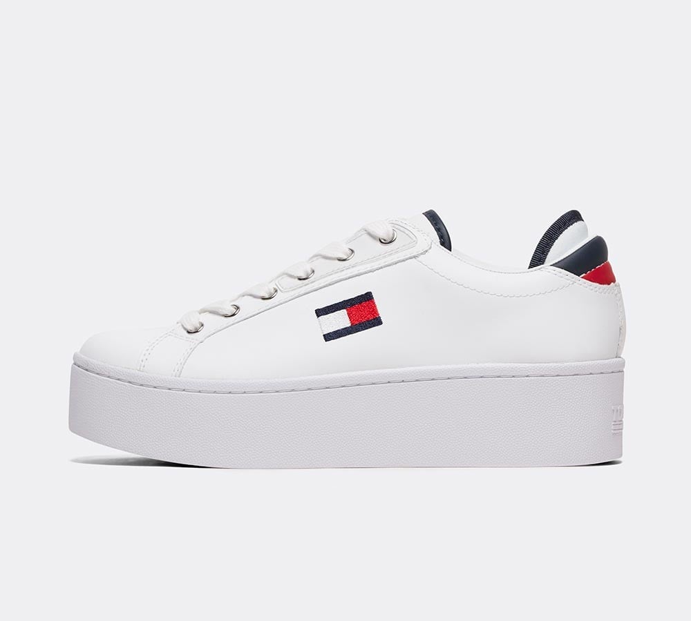 tommy hilfiger trainers womens white