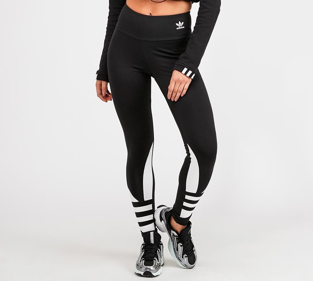 Adidas Originals Womens Large Logo Legging Black Footasylum