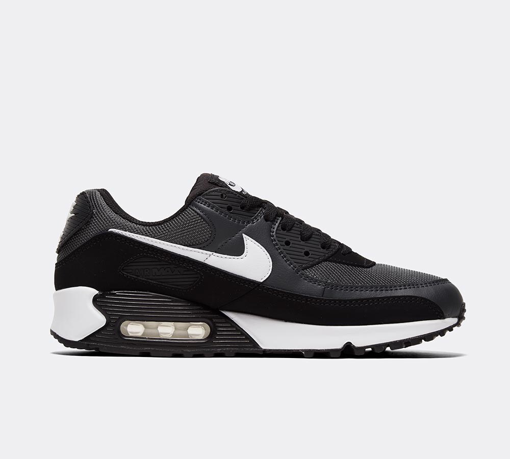 Nike Air Max 90 Trainer Iron Grey White Dark Smoke Grey