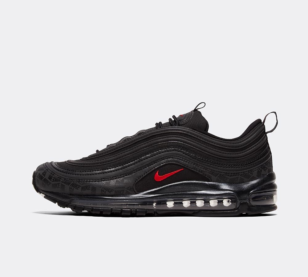 nike air max 97 red white black