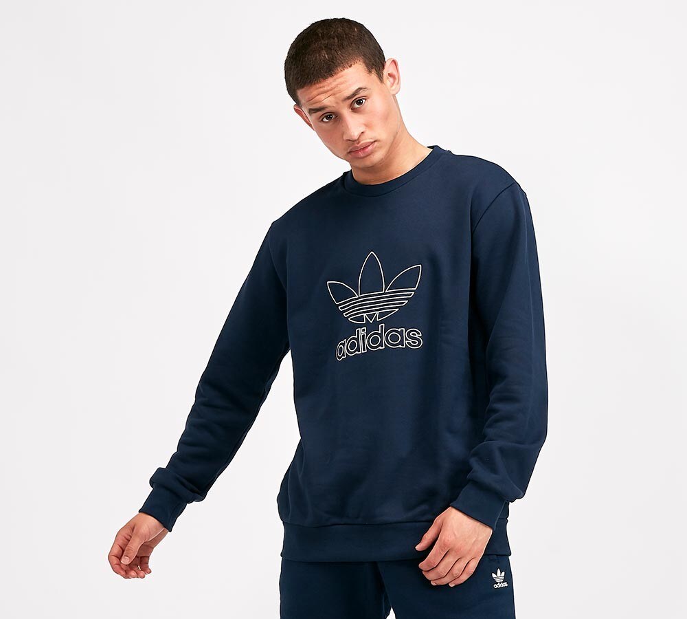 adidas originals outline crew sweatshirt