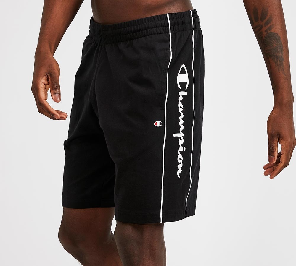 champion big logo shorts