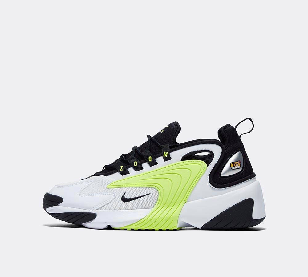 nike zoom 2k black volt white