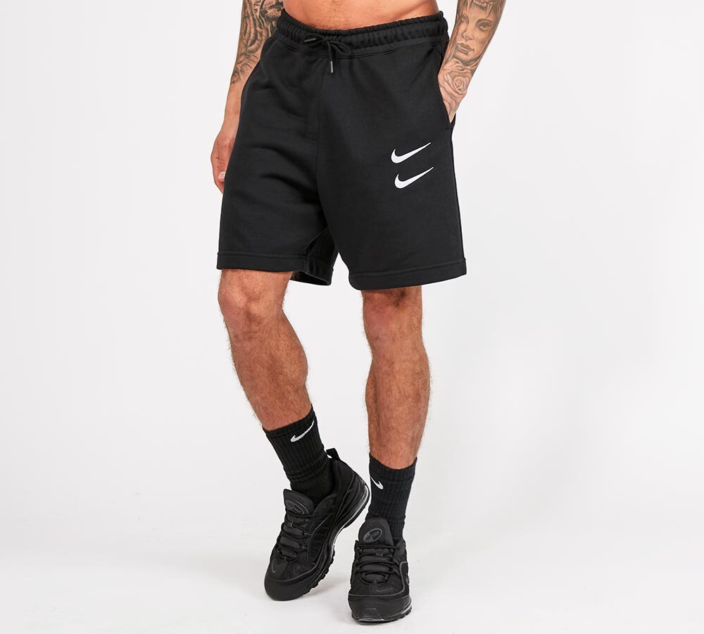 double swoosh shorts