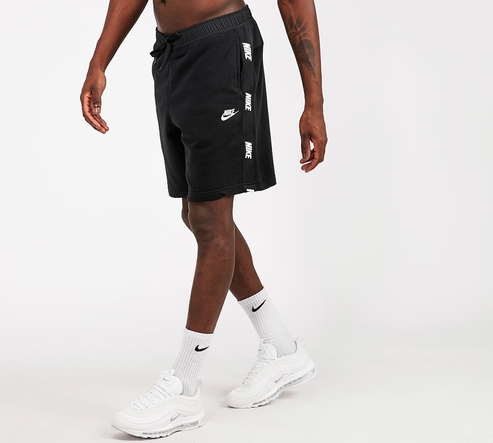 nike hybrid shorts black