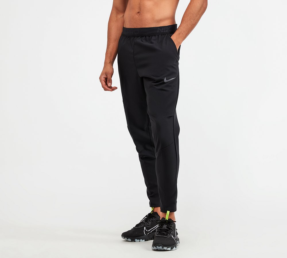 nike training pants black