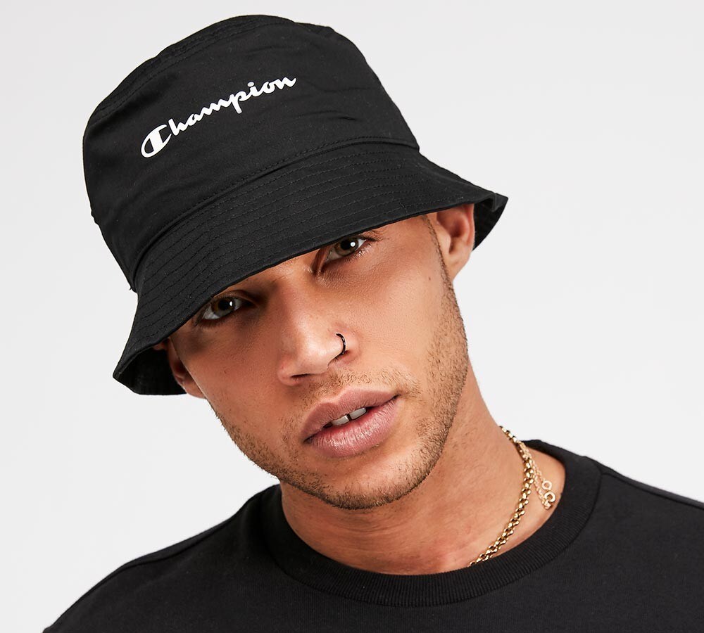 Kaptajn brie Afslut Akademi Champion Legacy Bucket Hat | Black | Footasylum