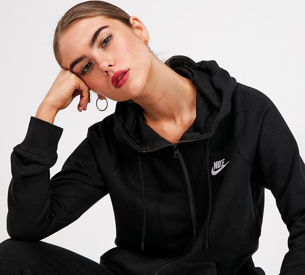 nike black ladies hoodie