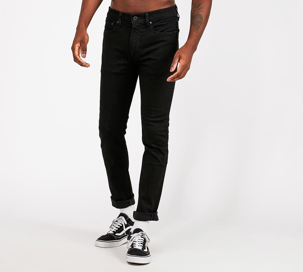 levi's black skinny jeans